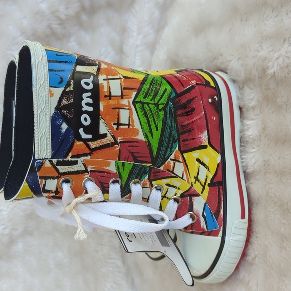 ROMA | Unisex Ilona Kids Art 1 Rainboots, Size 7, Multicolor - Picture 3 of 11